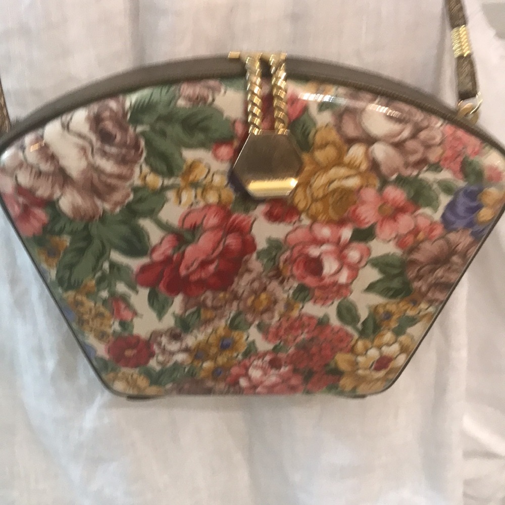 Vintage flower crossbody Purse